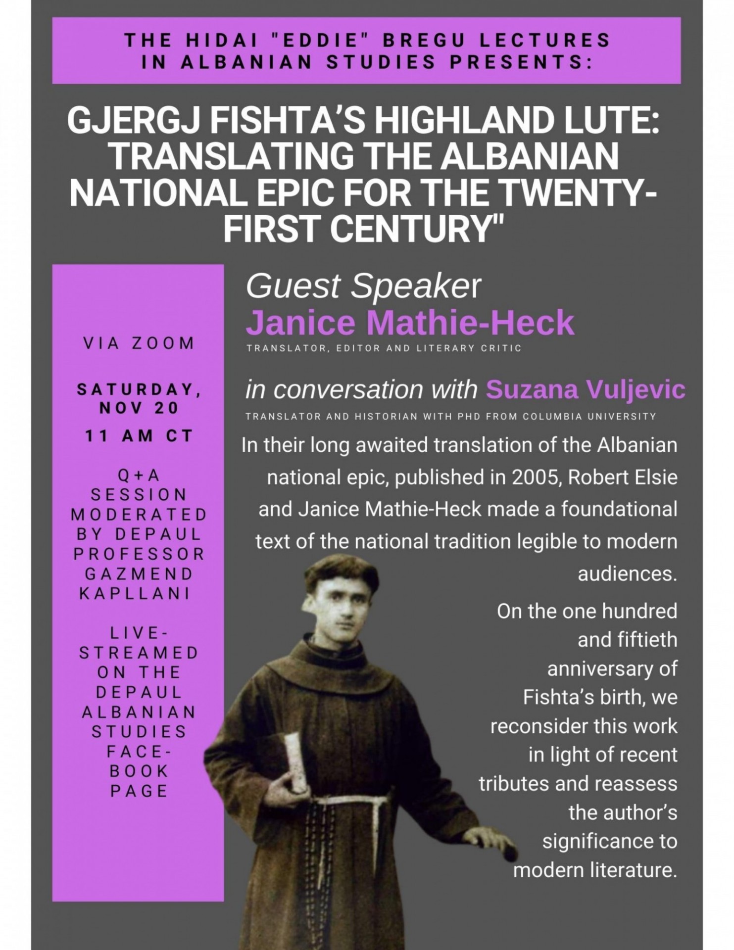"Gjergj Fishta's Highland Lute: Translating The Albanian National Epic For The Twenty-First Century"