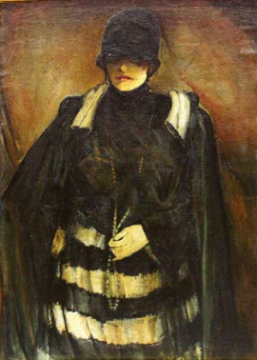 Vilko Gecan, portrait of Anuška Micić (1921)