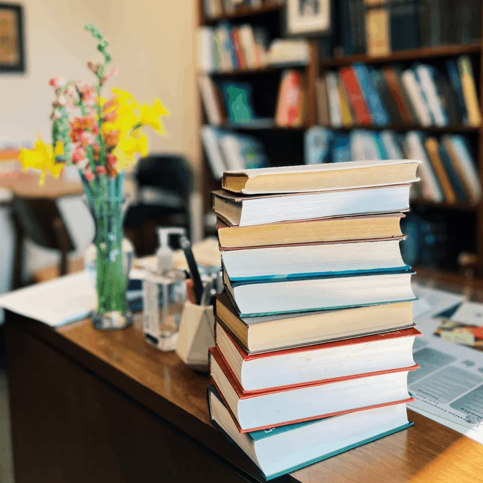 Pile of books
